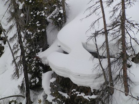 Snow Layers Photograph